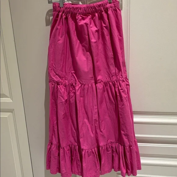 Pink Ruffled cotton two piece - Picture 7 of 8